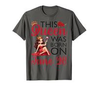 This Queen Was Born On June 28 Happy Birthday To Me You Mom T-Shirt