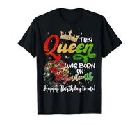 This Queen Was Born On Juneteenth Happy Birthday To Me Black T-Shirt