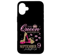 This Queen Was Born on September 9 Living My Blessed Life Case for iPhone 16 Plus