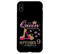 This Queen Was Born on September 9 Living My Blessed Life Case for iPhone XS Max
