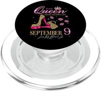 This Queen Was Born on September 9 Living My Blessed Life PopSockets PopGrip for MagSafe