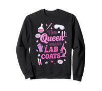 This Queen Wears Lab Coats Medical Laboratory Tech Sweatshirt