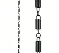 This Rain Chains for Gardens, Waterfall Design for Rainwater Harvesting, 20ft Gutter Chain for Outdoor Decor and Yard Enhancement