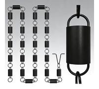 This Rain Chains for Outside Rain Chains Waterfall for Garden Yard Rainwater Harvesting Gutter Chain(1,2.4m/8ft)
