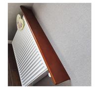 This Rectangular Wooden Radiator Cover Shelf - Stylish Home Decor for Living Room & Kitchen Perfect Plant Support Easy Installation Space-Saving Design