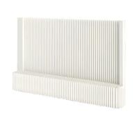 This Room Dividers Portable Paper Room Partition with Storage Rack, Easy To Move Folding Screen Room Divider Tear Resistant, for Bedroom Living Room Office(3.28~6.56x7.87x1.41ft)