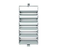 This Rotating Pull-Out Shoe Rack, Height-Adjustable Multi-Layer Shoe Cabinet, Vertical Shelf Organizer, Space Saving, 4 Tier