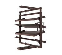 This Rotating Shoe Rack, 6-Tier Vertical Storage Shelf, Pull-Out Shoe Cabinet, Height-Adjustable Design, Space-Saving Organizer
