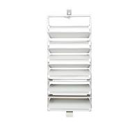 This Rotating Shoe Rack, Height-Adjustable Pull-Out Cabinet, Vertical Shelf Organizer for Bedroom Wardrobe, 5 Tier Design