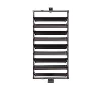This Rotating Shoe Rack, Height-Adjustable Pull-Out Shoe Cabinet, Aluminum Alloy Flip-Up Storage Shelf, Ideal for Entryway Wardrobe, 6 Tier Design