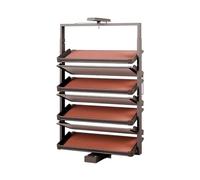 This Rotating Shoe Rack, Height-Adjustable Pull-Out Shoe Cabinet, Multi-Layer Storage Display Shelf for Entryway Cloakroom, 6-Tier