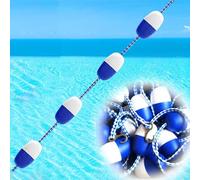 This Safety Pool Rope Float Lane Divider, 3m to 20m Lengths, Ideal for Swimming Pool Boundary and Safety