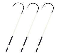 This Safety Rescue Hook,High-Voltage Insulated Rescue Pole for Electricians - 39.4in Safety Hook, Anti-Electrocution Tools, 10KV Insulation, 3-Piece Set for Fire & Emergency Response