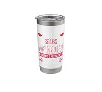 This Sales Manager Needs a Glass of Wine Stainless Steel Insulated Tumbler