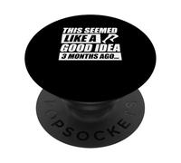 This seemed like a good idea jogging runner funny running PopSockets Adhesive PopGrip