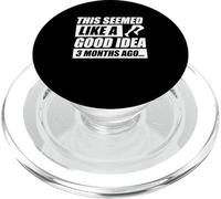 This seemed like a good idea jogging runner funny running PopSockets PopGrip for MagSafe