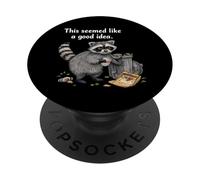 This seemed like a good idea Raccoon PopSockets Adhesive PopGrip