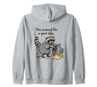 This seemed like a good idea Raccoon Zip Hoodie