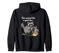 This seemed like a good idea Raccoon Zip Hoodie