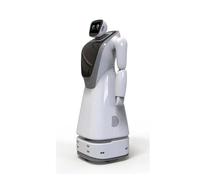 This service robot, made of ABS sheet metal with a lightweight design, features high-precision navigation and is suitable for hotel chains and reception halls. It also provides multi-language support.