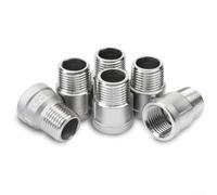 This Set of Six Stainless Steel Hex Bushings is Essential for Any Gas Line Connection