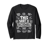 This Shirt is Decodable Structured Literacy Reading Teacher Long Sleeve T-Shirt