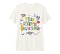 This Shirt is Decodable Structured Literacy Reading Teacher Premium T-Shirt