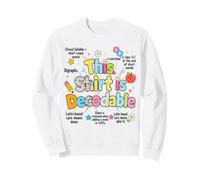This Shirt is Decodable Structured Literacy Reading Teacher Sweatshirt