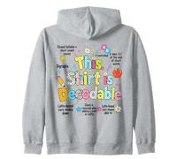 This Shirt is Decodable Structured Literacy Reading Teacher Zip Hoodie