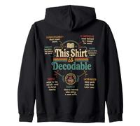 This Shirt is Decodable Structured Literacy Reading Teacher Zip Hoodie