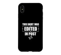 This Shirt Was Edited In Post Cool Film Editing Video Editor Case for iPhone XS Max