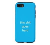This Shit Goes Hard Minimalist Brainrot Gen Z Humor Meme Case for iPhone SE (2020) / 7/8