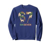 This Sigma 67 Camp Hunter Deer Hunting Slang Six Seven Brain Sweatshirt