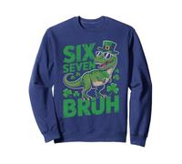 This Sigma 67 St Patricks Slang Six Seven Brain Rot 6 7 Joke Sweatshirt