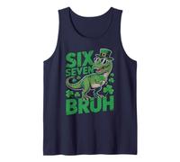 This Sigma 67 St Patricks Slang Six Seven Brain Rot 6 7 Joke Tank Top