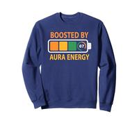 This Sigma BOOSTED BY 67 AURA ENERGY Slang Gen Alpha Z Rizz Sweatshirt