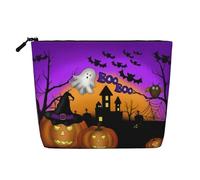 This Single Layer Halloween Owl Ghost Pumpkin Printed Cosmetic Bag Features A Categorized Design to Store Your Writing Instruments Art Supplies and Everyday Small Items