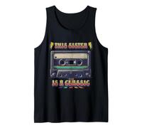 This Sister is A Classic Cassette Tape Retro Music Mixtape Tank Top