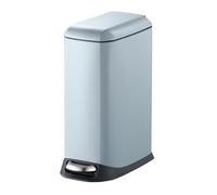This Slim Stainless Steel Trash Can with Soft Close Lid and Removable Wastebasket 12/20 Liter Capacity Step Pedal for Bathroom Kitchen and Home Office Stylish and Functional Waste Bin