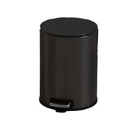This Slim Trash Can 6L with SoftClose Lid Step Pedal Ideal for Home & Office Recycling Black Kitchen Waste Bin SpaceSaving Design Durable Modern Garbage Container