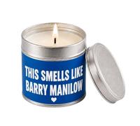 This Smells Like Barry Manilow Funny Tin Candle | Vanilla, Soy Wax, For Women Men