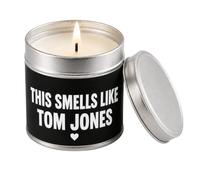 This Smells Like Tom Jones Tin Candle | Soy Wax, Music Icon, Funny Birthday, For Her