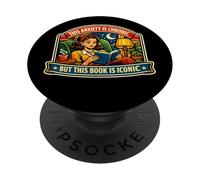 This Social Anxiety Is Chronic But The Book Is Iconic Funny PopSockets Adhesive PopGrip