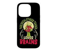 This Social Studies Teacher Loves Brains School Halloween Case for iPhone 14 Pro