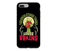 This Social Studies Teacher Loves Brains School Halloween Case for iPhone 7 Plus/8 Plus