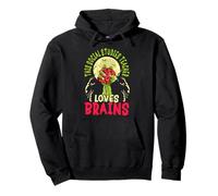 This Social Studies Teacher Loves Brains School Halloween Pullover Hoodie