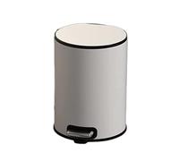 This SoftClose 9L White Step Trash Can with Inner BucketIdeal for Home & Office Recycling Bin Sl esign Durable SpaceSaving Pedal Operated