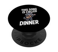 This Song Is Called Dinner Cat Music PopSockets Adhesive PopGrip
