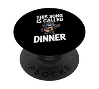 This Song Is Called Dinner Cat Music PopSockets Adhesive PopGrip