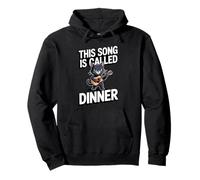 This Song Is Called Dinner Cat Music Pullover Hoodie